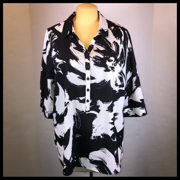 Catherines Tops - Plus size CATHERINE’S BUTTON FRONT BLOUSE